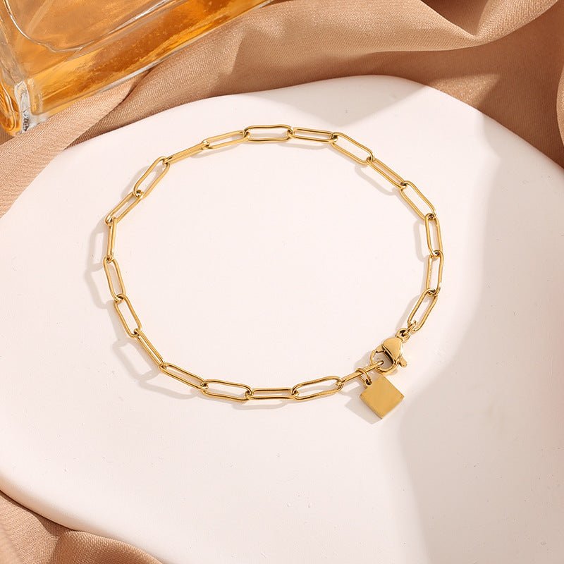 Simple Chunky Chain Bracelet
