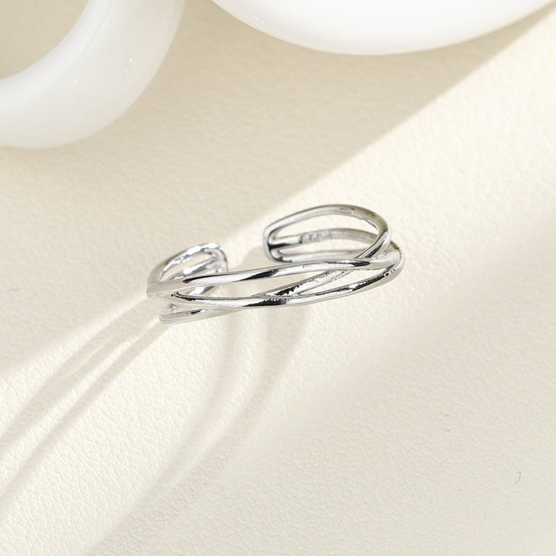 Personalized Cross-open Ring