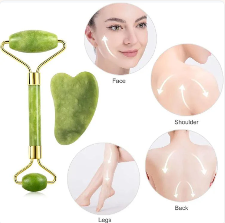 Flawless Jade Roller With Stone