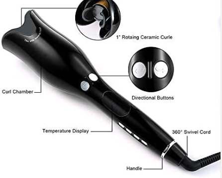 Rotating Ceramic Hair Curler