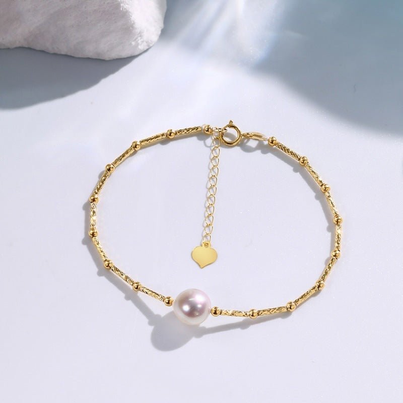 Baroque Single Pearl Bracelet