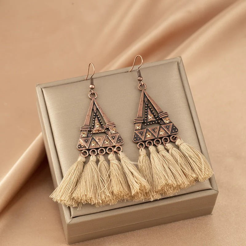 Ethnic Style Tassel Earrings