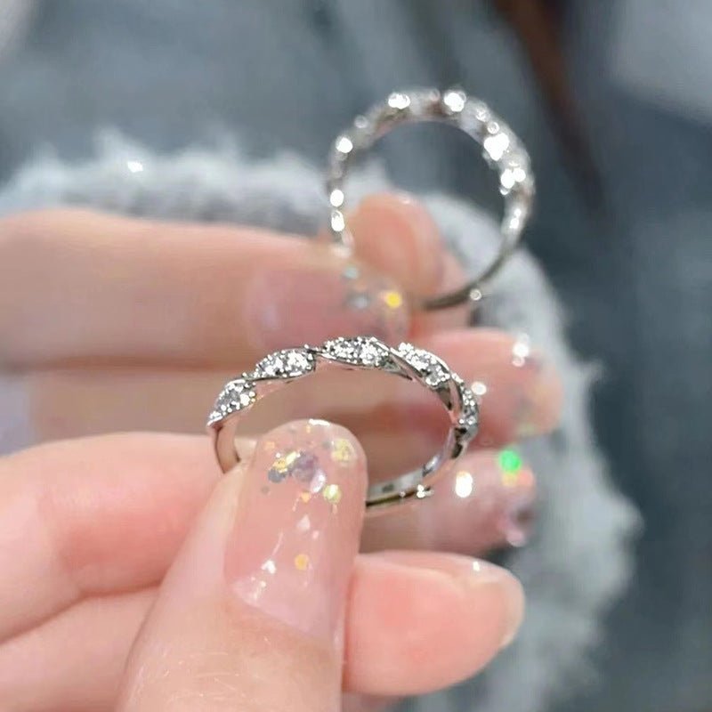 Sterling Silver Winding Love Ring