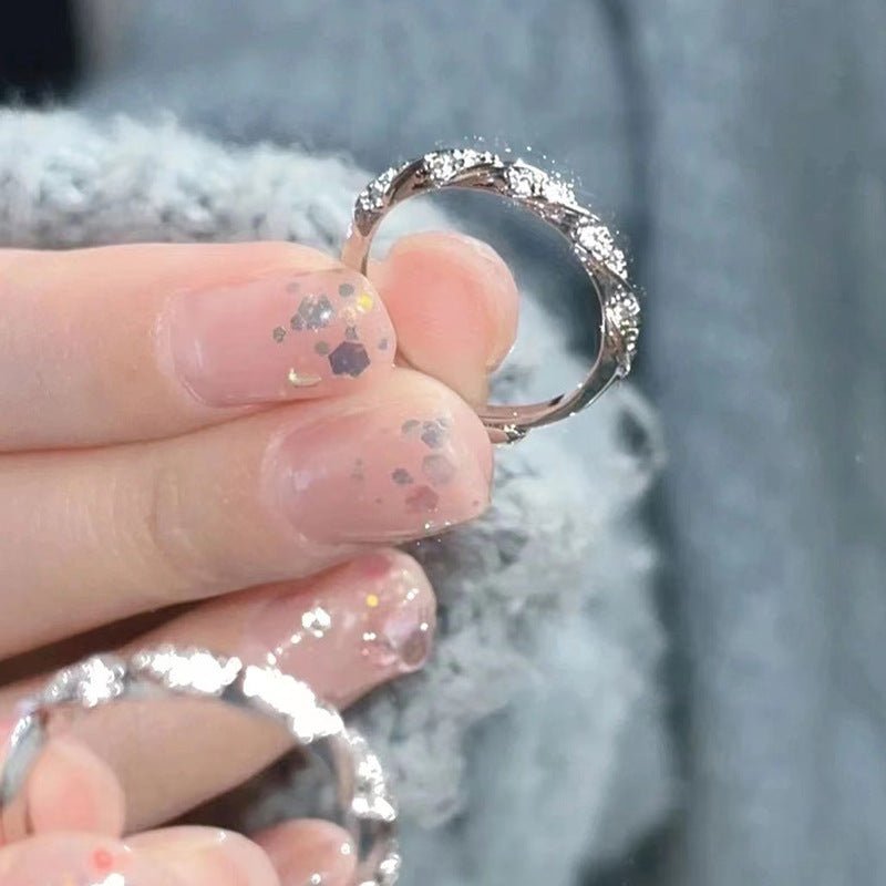 Sterling Silver Winding Love Ring