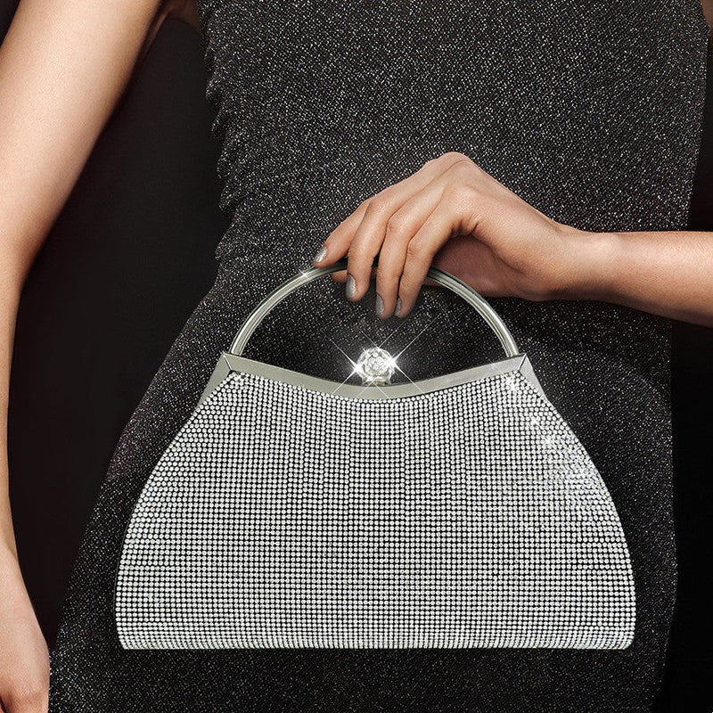 Diamond Stud Portable Women's Bag