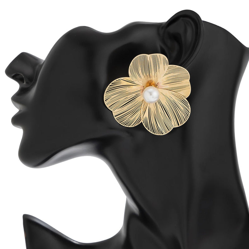 Leaf Flower Earrings