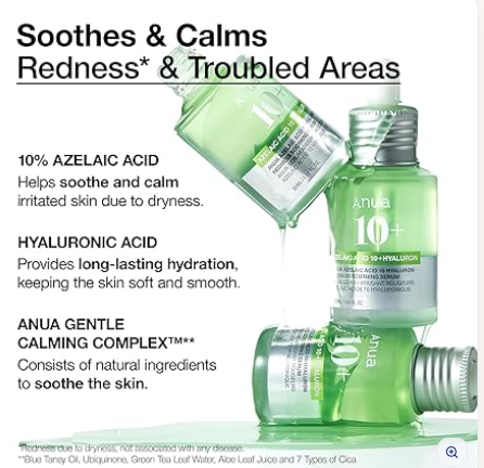 Anua - Azelaic Acid 10 + Hyaluron Redness Soothing Serum