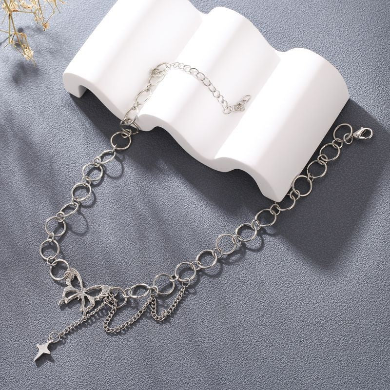 Hip-hop Temperament, Simple Collarbone Chain