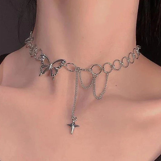 Hip-hop Temperament, Simple Collarbone Chain
