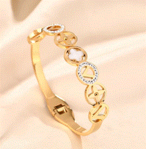 Stainless Steel Zircon Bracelet