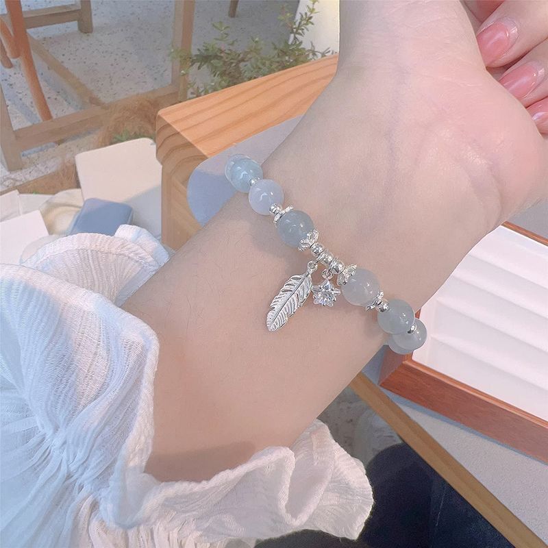 Niche Ins Light Luxury Obsidian Bracelet