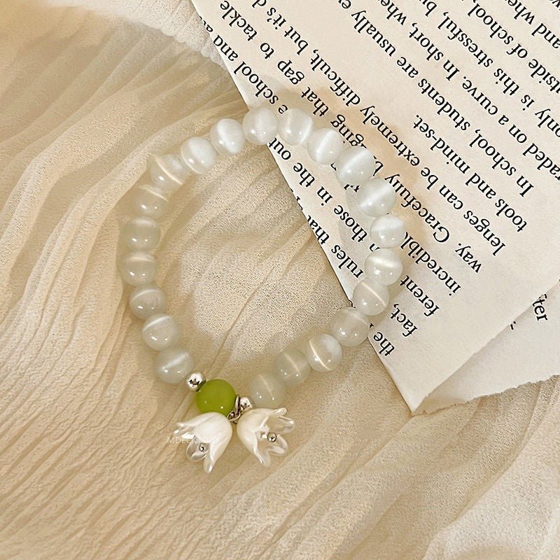 Retro Fairy Linglan Flower Beaded Bracelet