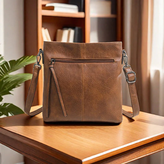 Textured Artificial Leather Retro Handbags