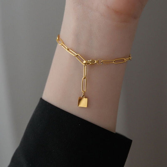 Simple Chunky Chain Bracelet