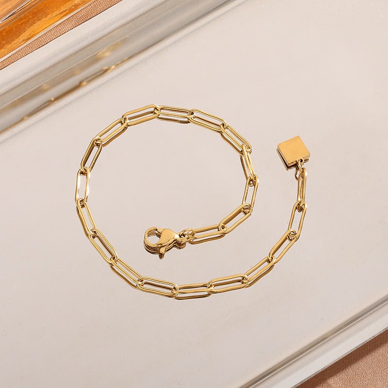 Simple Chunky Chain Bracelet