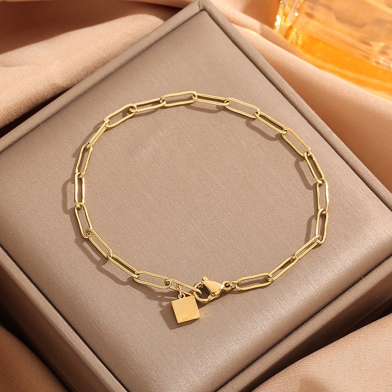 Simple Chunky Chain Bracelet
