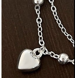 Peach Heart Bracelet