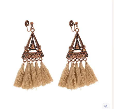 Ethnic Style Tassel Earrings
