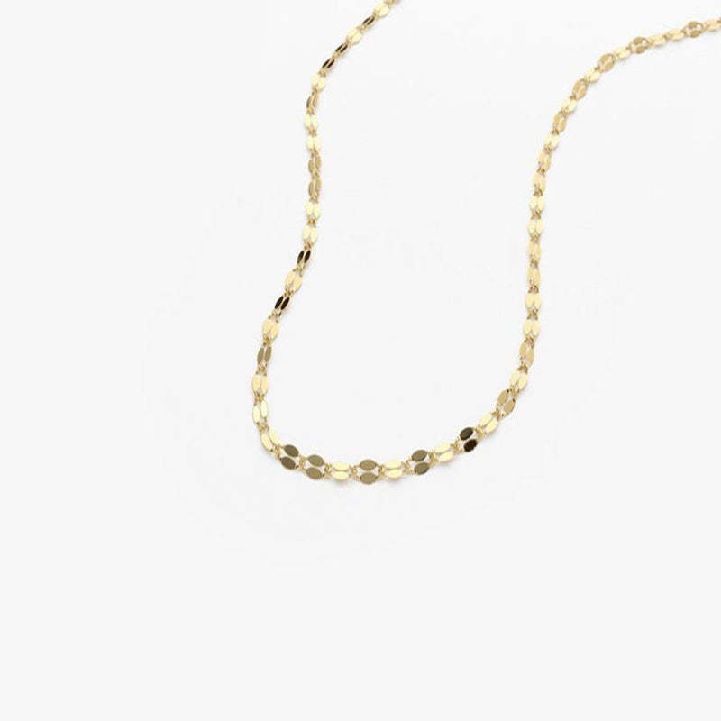 Women's Delicate Lip Chain Necklace