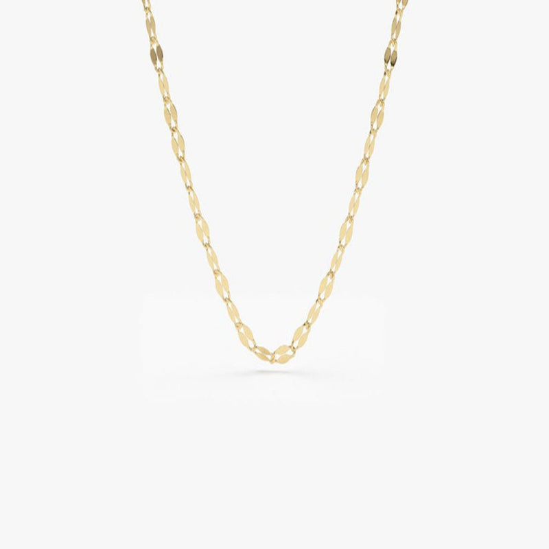 Women's Delicate Lip Chain Necklace