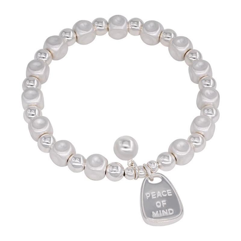 Light-Luxury Irregular Matte Beaded Bracelet