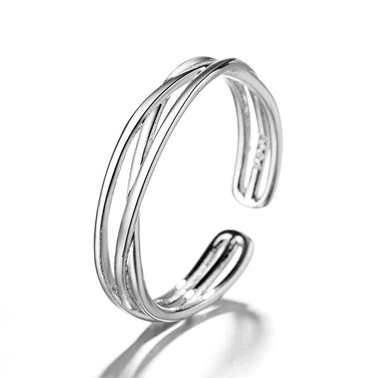 Personalized Cross-open Ring