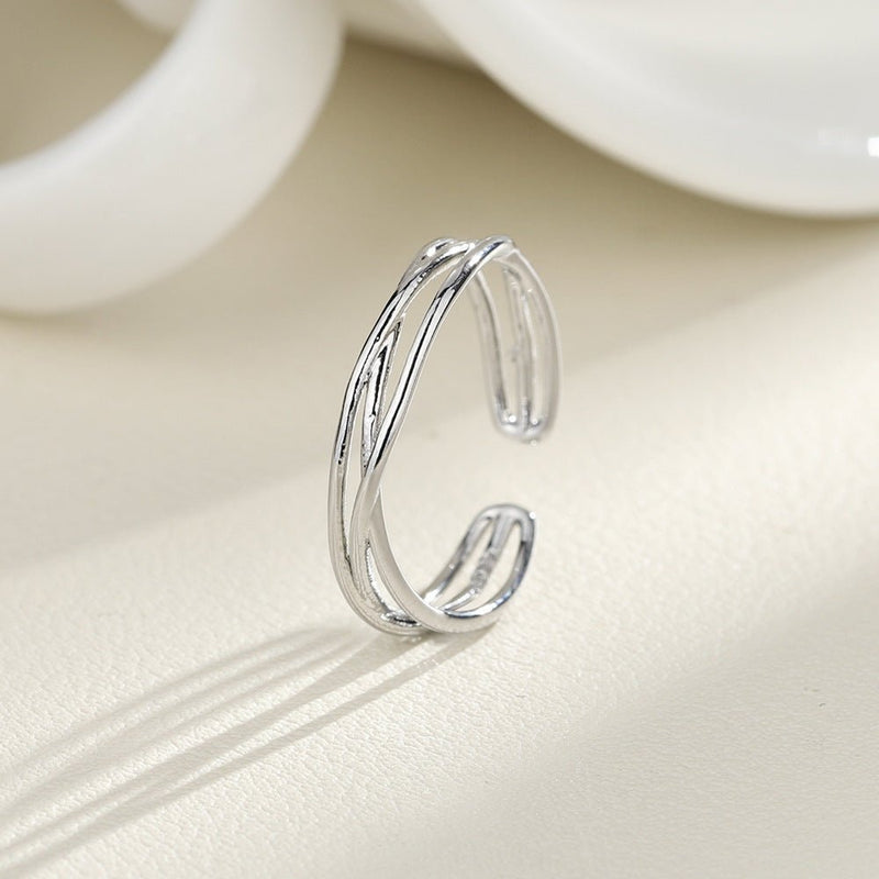 Personalized Cross-open Ring