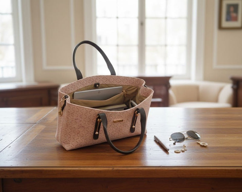 Royal Monogram Tote Handbag
