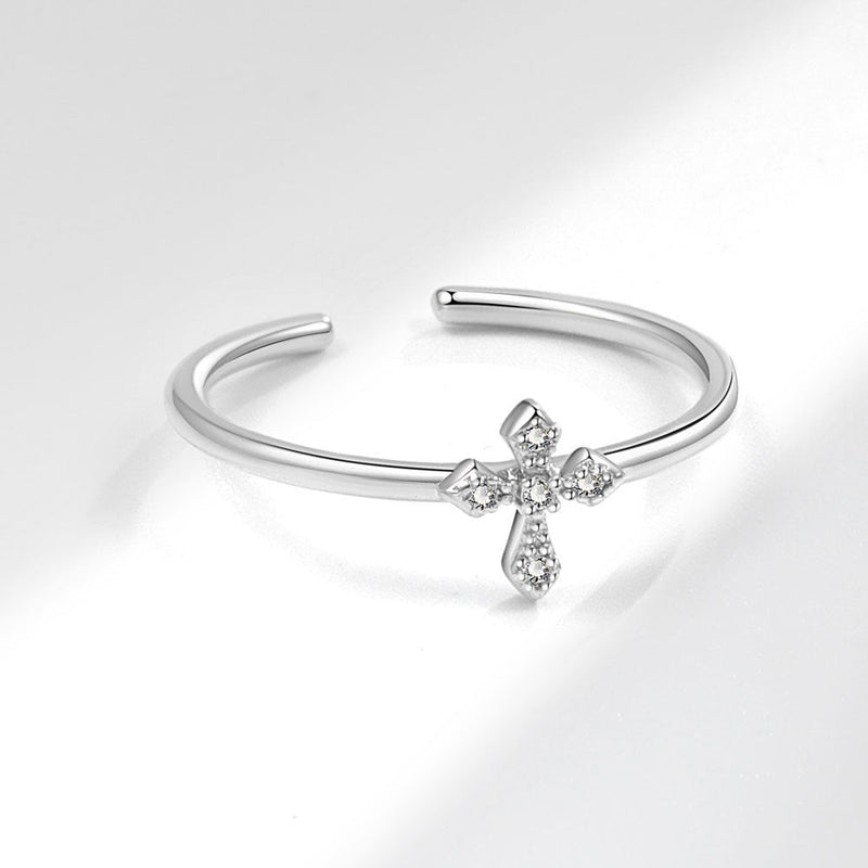 Simple And Stylish Cross Ring